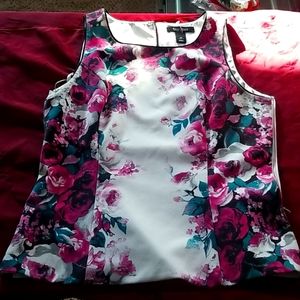 White House Black Market Floral top